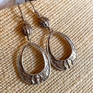 SILPADA-Sterling Silver Oxidized 'Full Circle' Earrings W3170